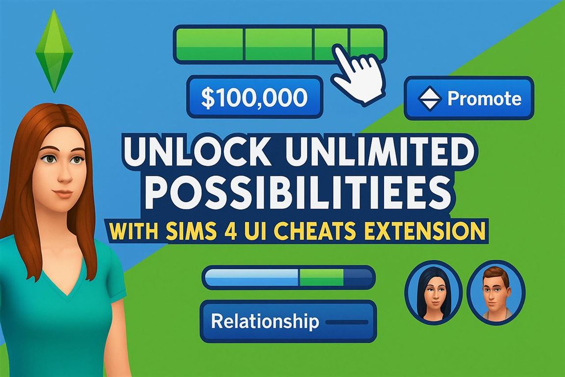 Unlock unlimited possibilities with Sims 4 ui cheats extension